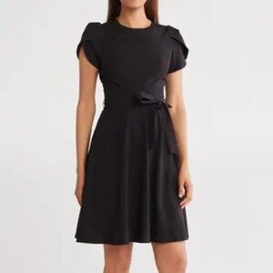 Calvin Klein Black Belted Dress 16